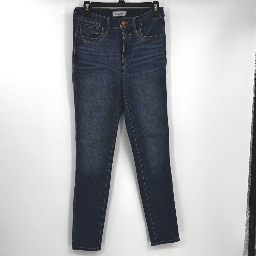 Madewell Roadtripper Skinny Jeans Med/ Dark Wash‎ High Rise Denim Size 26